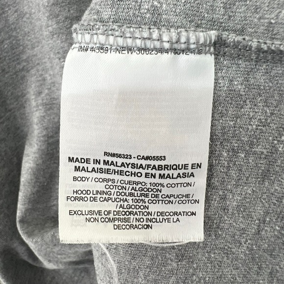 NIKE Hoodie Pullover Sweatshirt Men Large Gray Blue Tag Long Sleeve - Picture 12 of 15